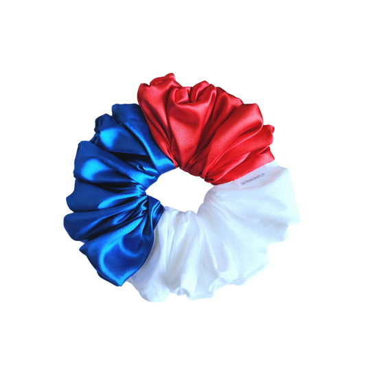 XL Red, White and Blue Scrunchie