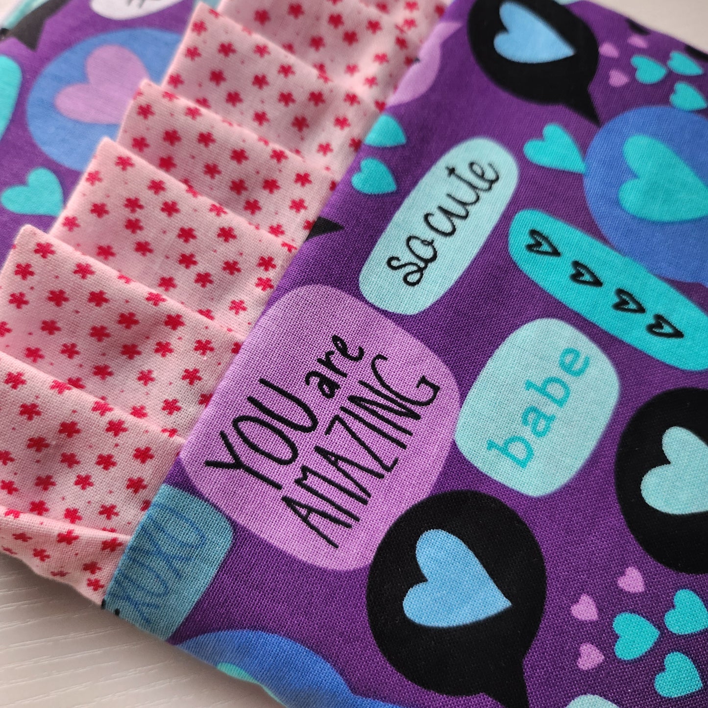 Ruffled Heart Prints Kindle Sleeve
