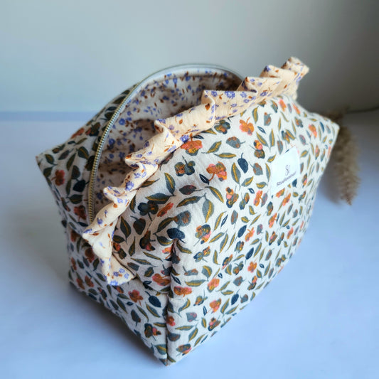 b. Yola Cosmetic Bag with Ruffle