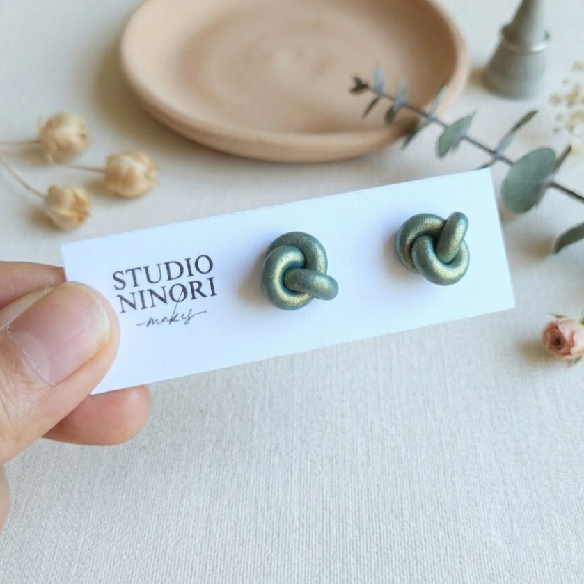 Knot Stud Earrings