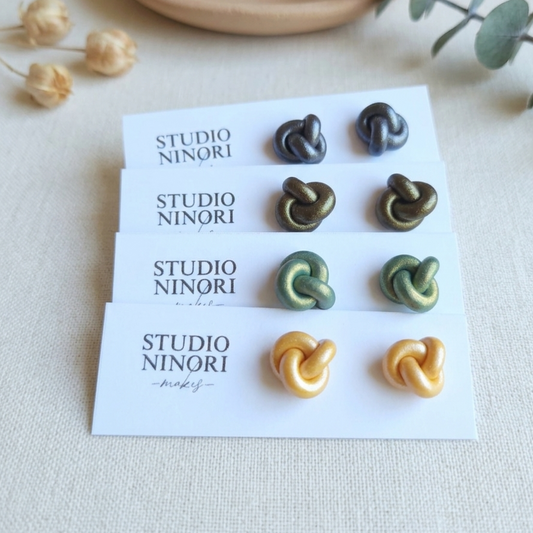 Knot Stud Earrings