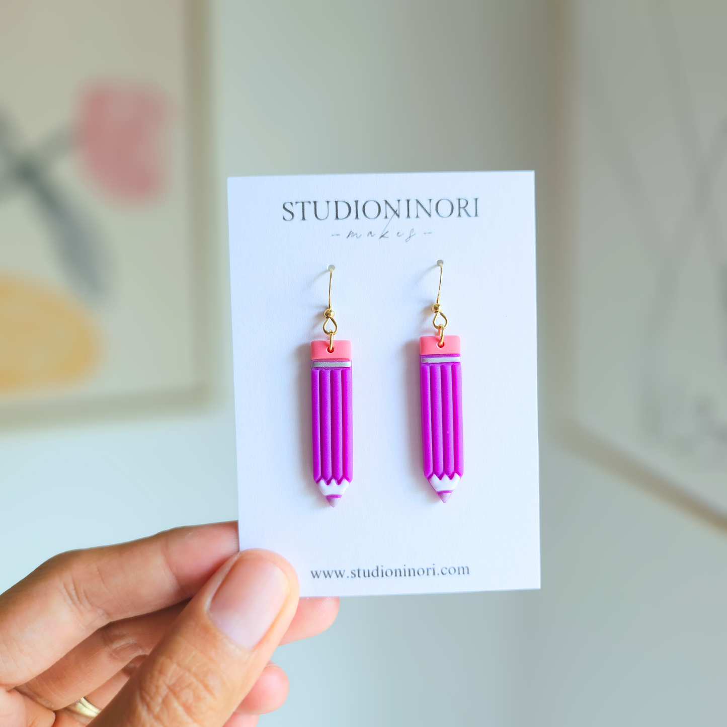 Pencil Earrings