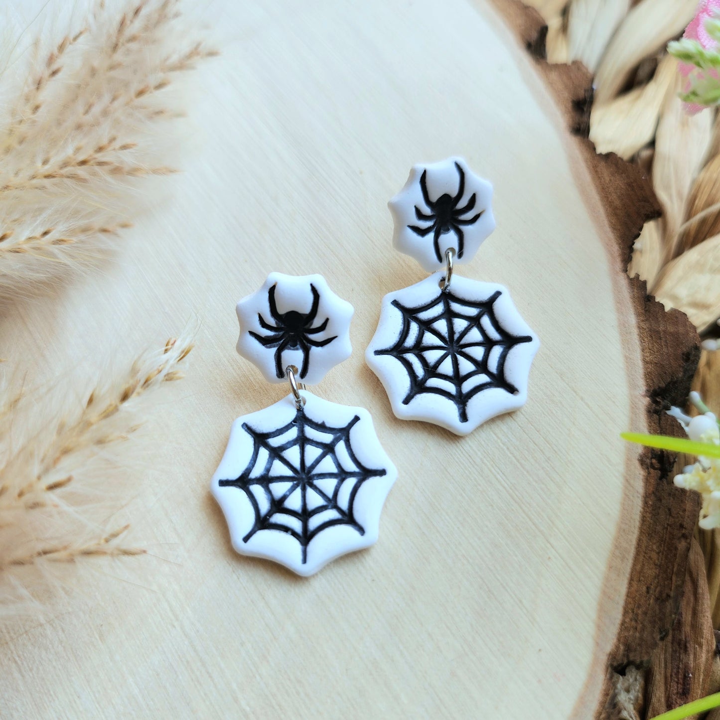 Spider Drop Earrings
