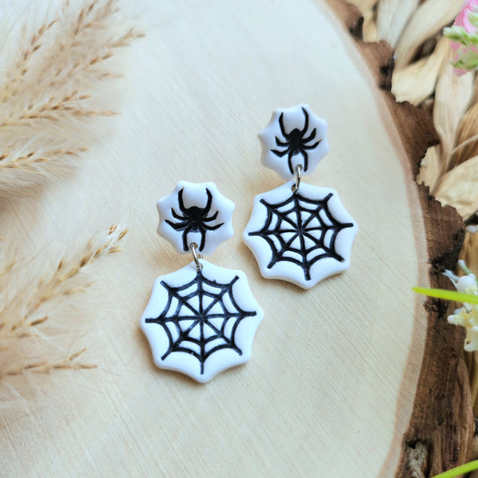 Spider Drop Earrings