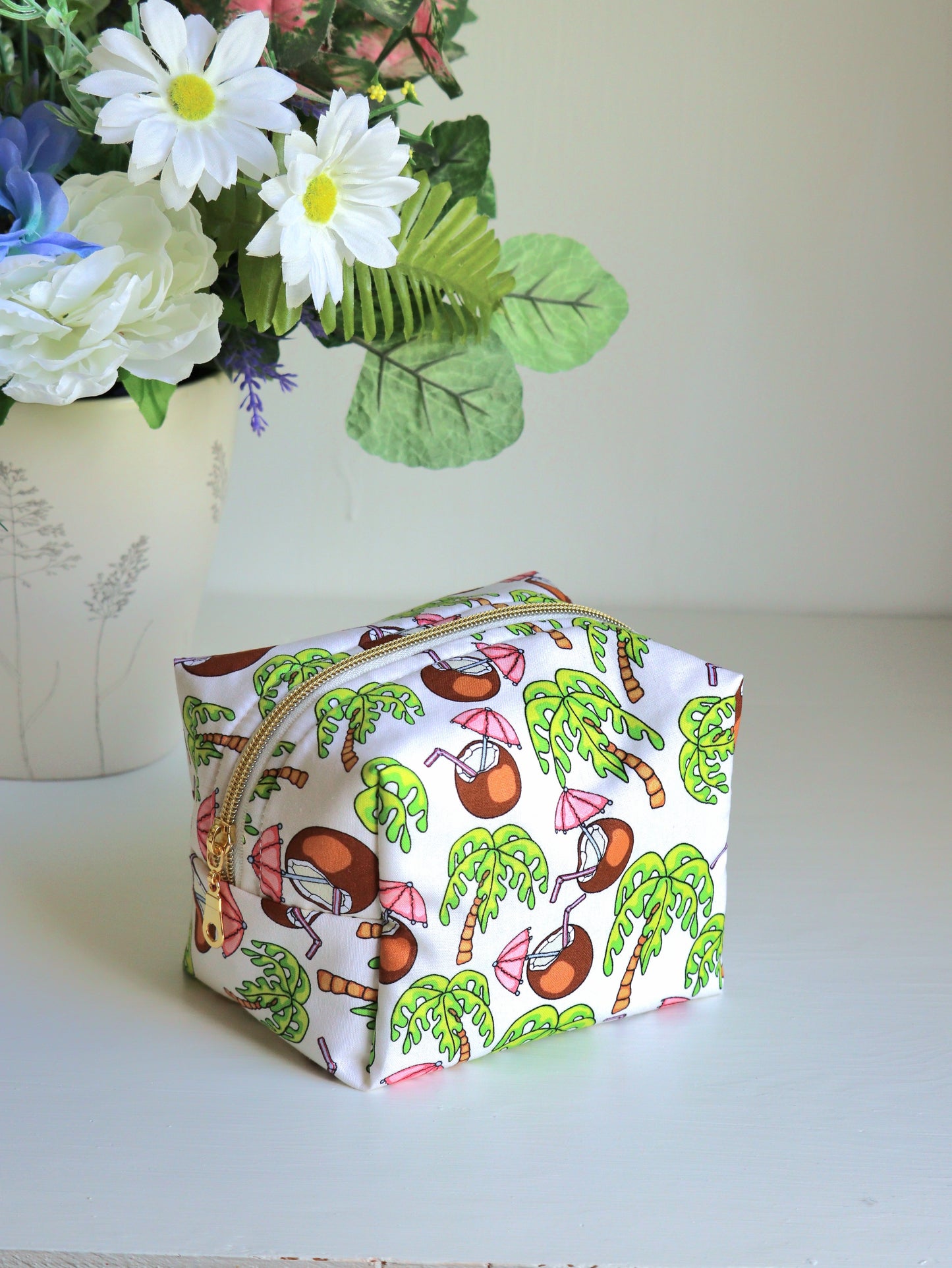 Tropical Mini Cosmetic Bag