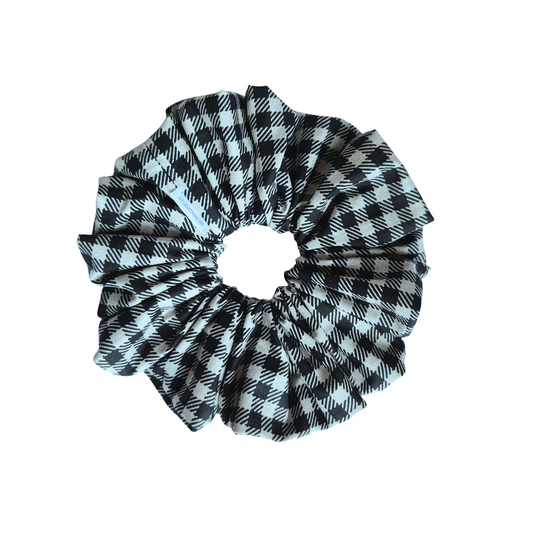 Black Ging XL Scrunchie