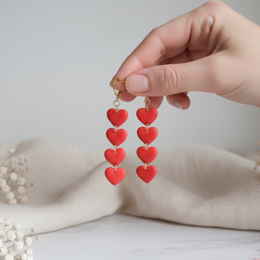 Heart Huggies Earring