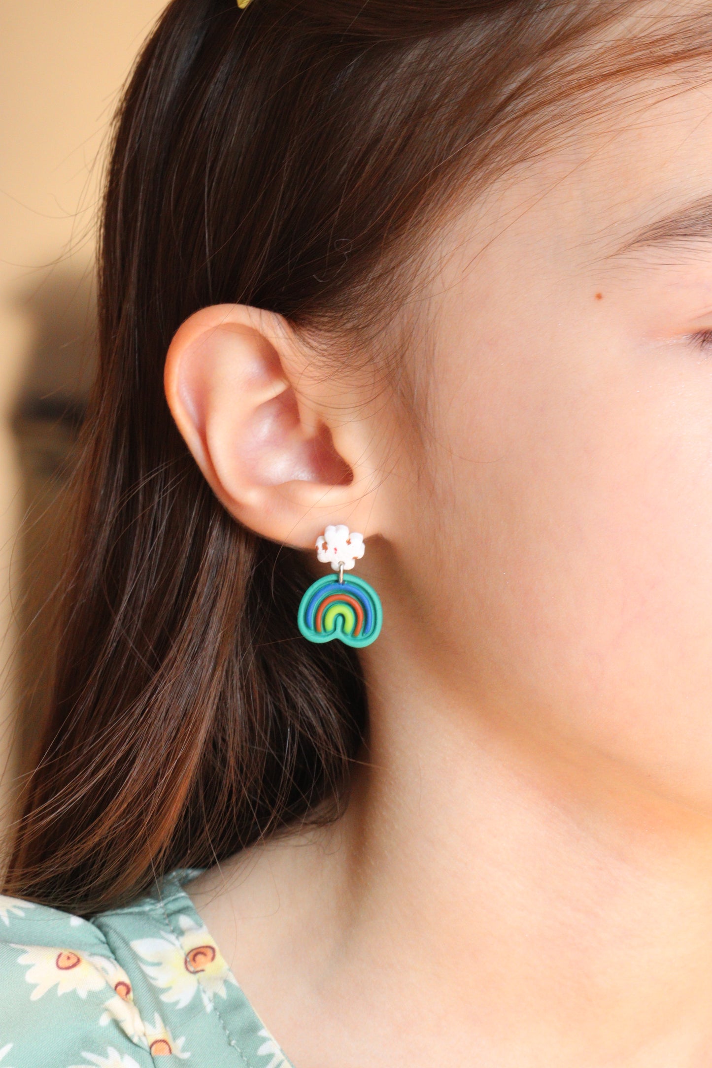 St Patrick's Day Small Earrings