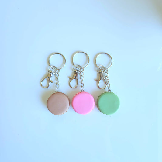 Large Macaron Key Chain