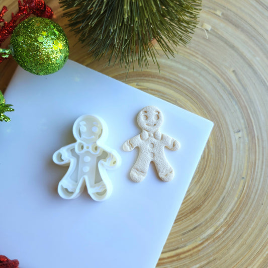 Clay Cutter (Gingerbread Men with Bow)