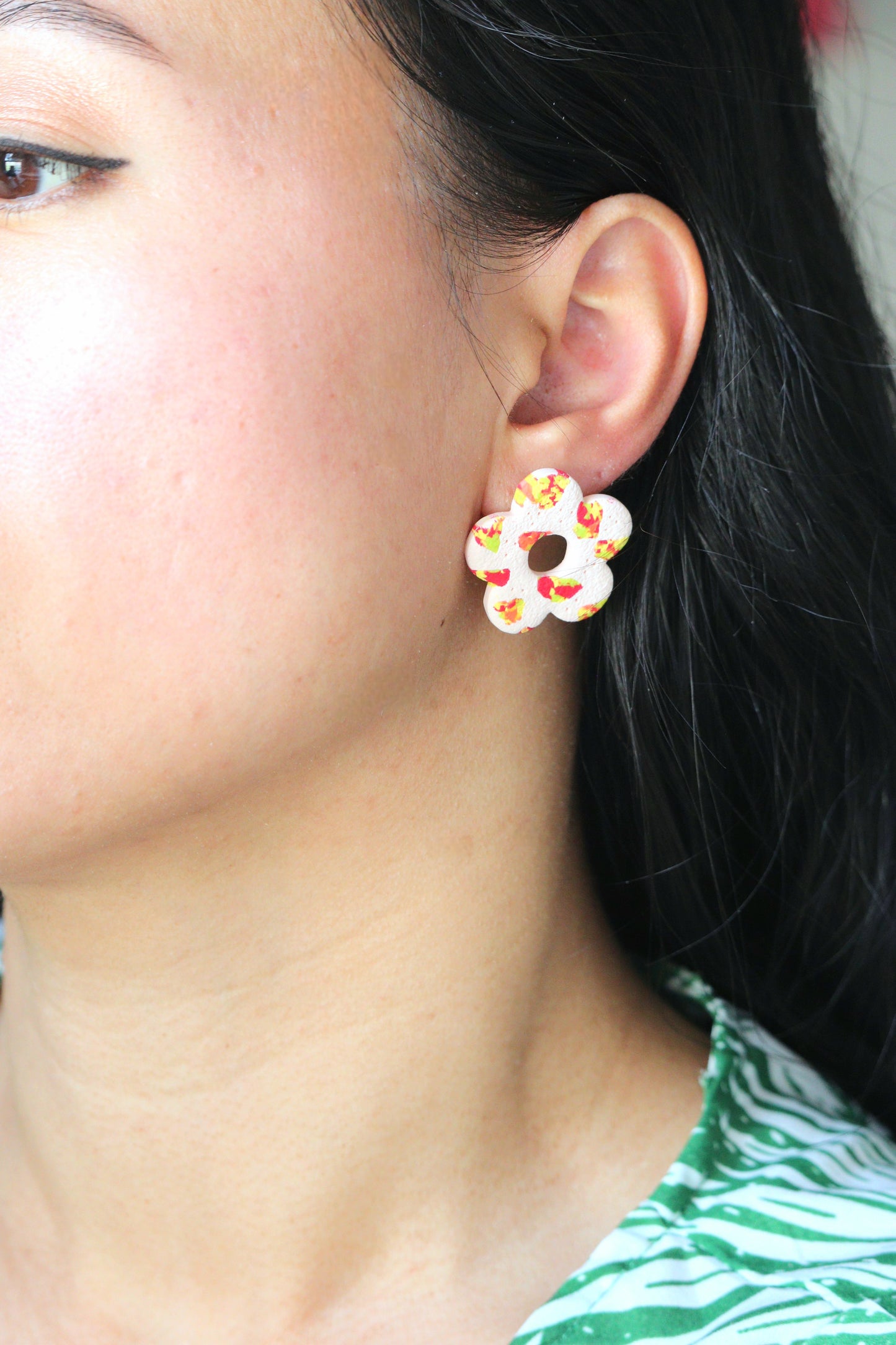 Tutti Frutti Floral Stud Earring
