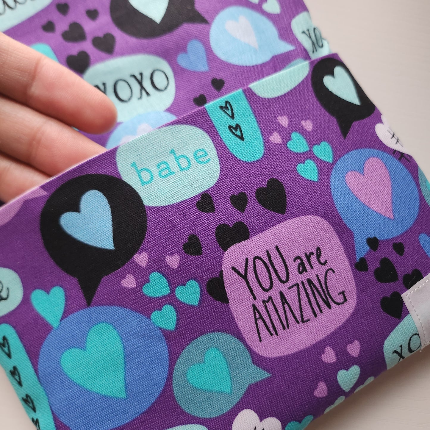 Ruffled Heart Prints Kindle Sleeve