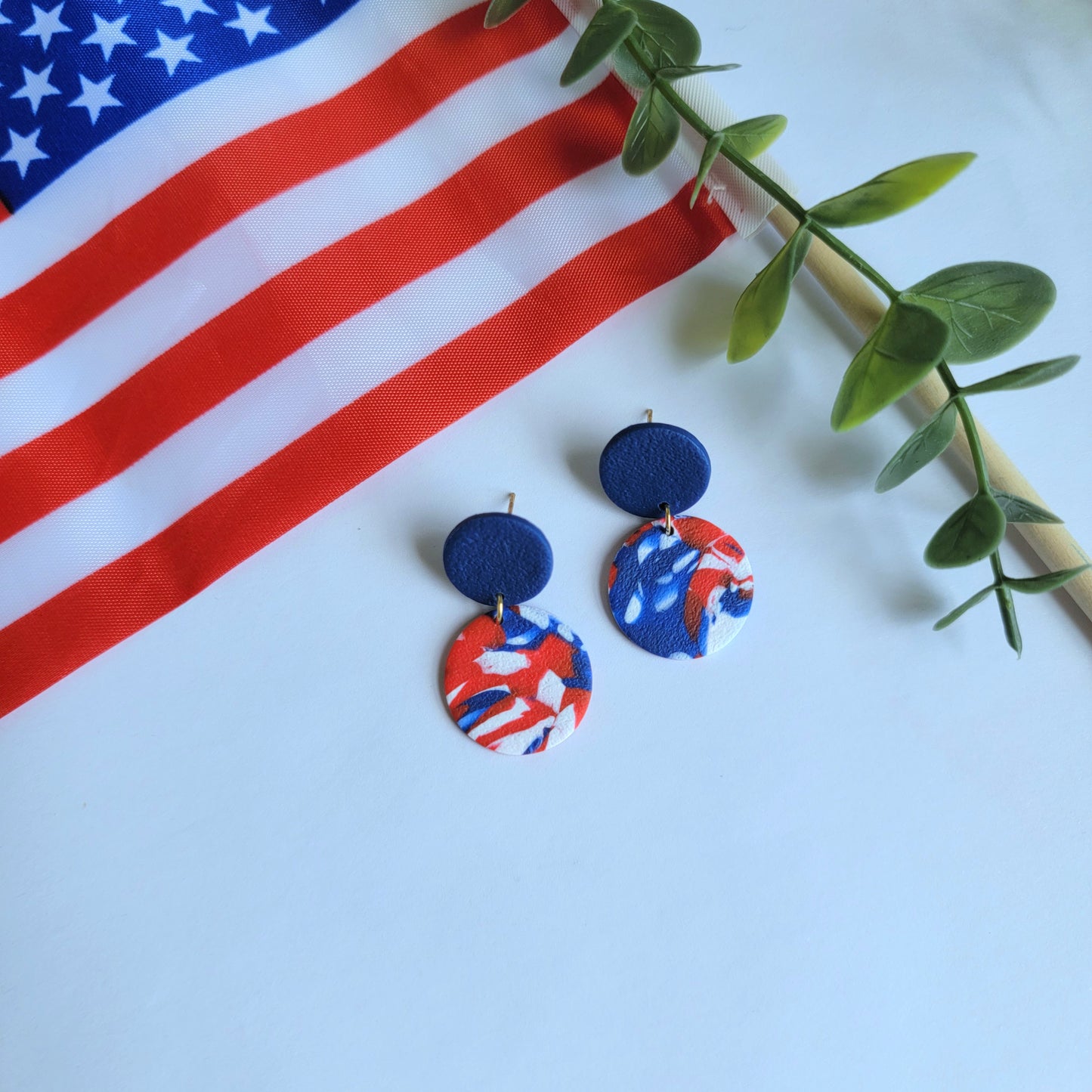Double Circle Drop Earring