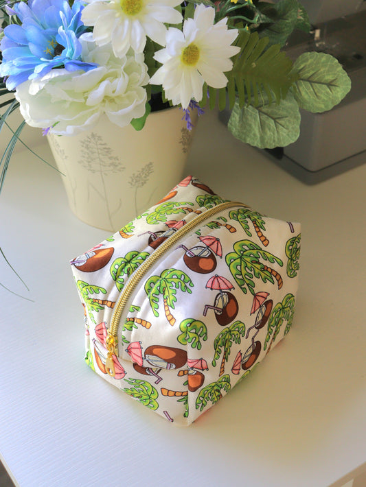 Tropical Mini Cosmetic Bag