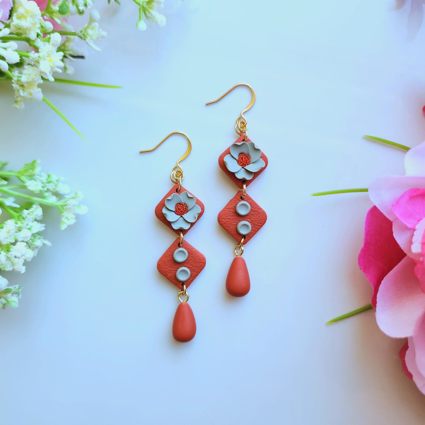 Floral Boho Lightweight Earring