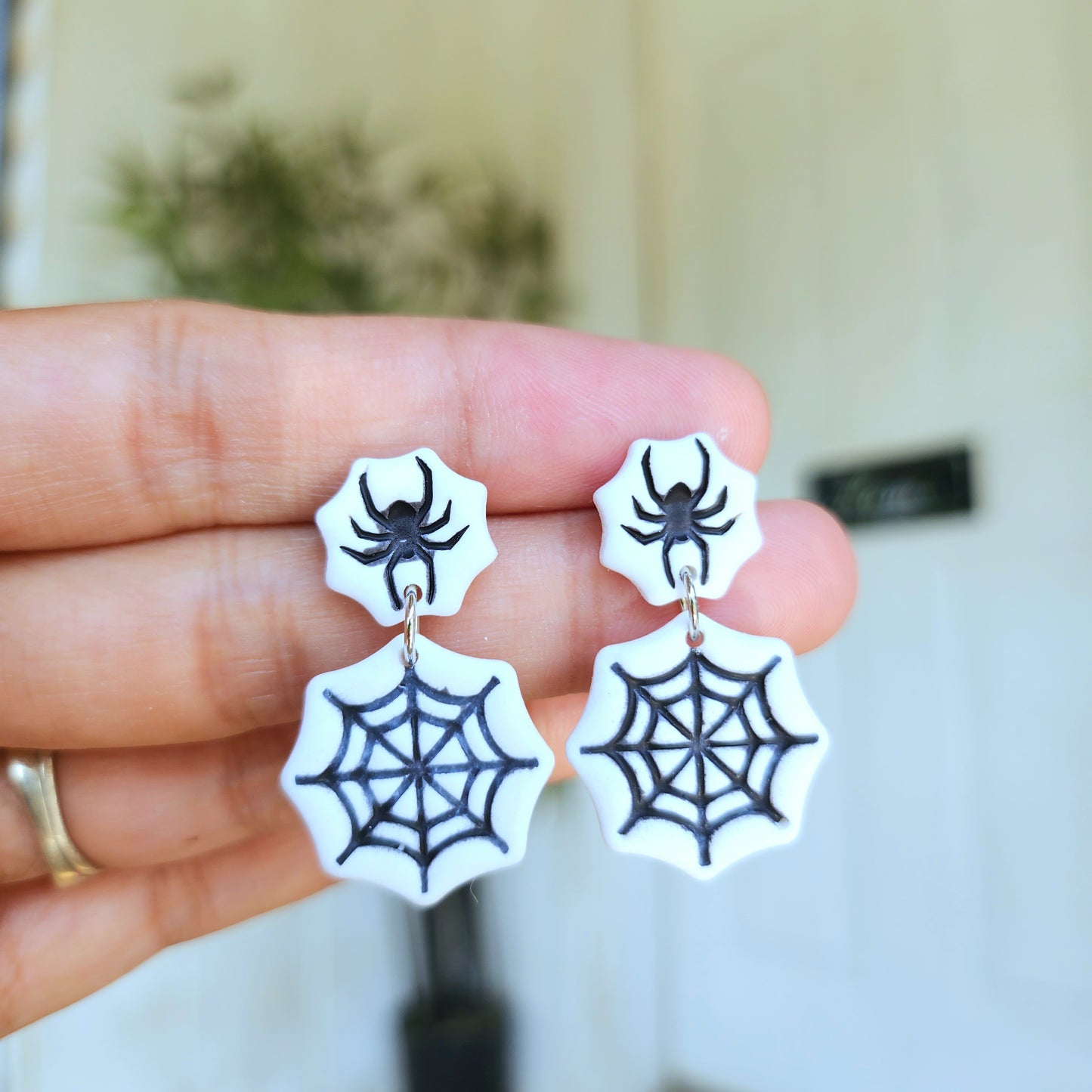 Spider Drop Earrings