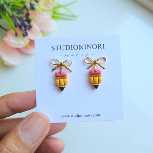 Mini Pencil Earrings