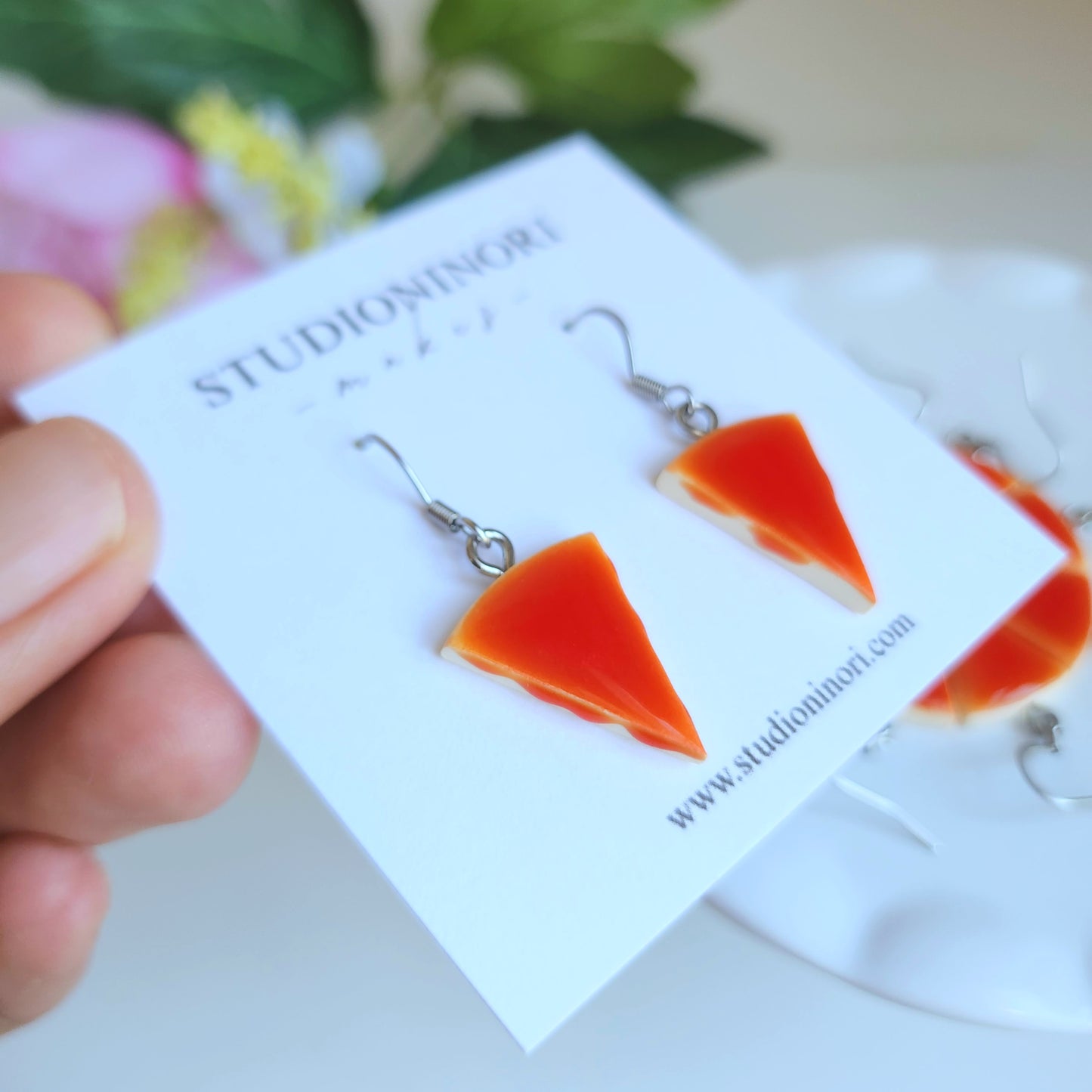 Filipino Leche Flan Earrings