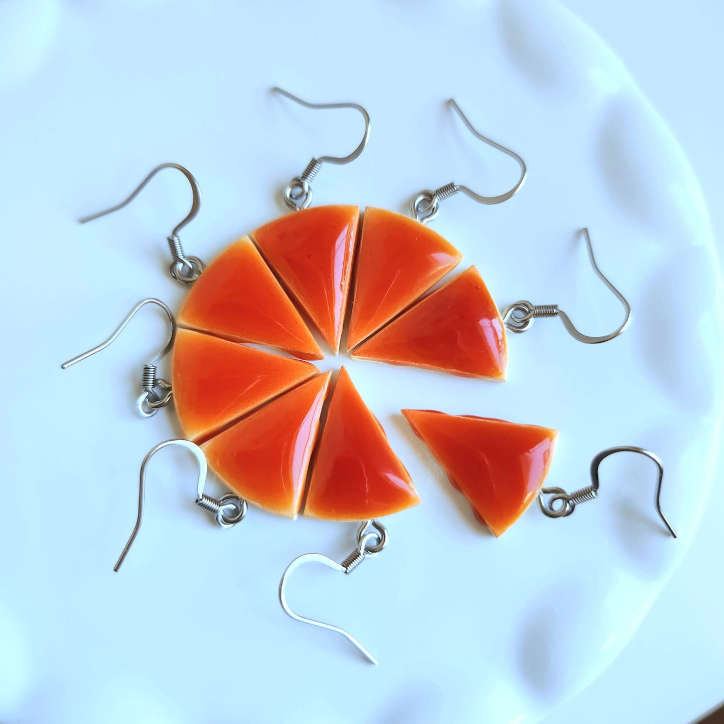 Filipino Leche Flan Earrings
