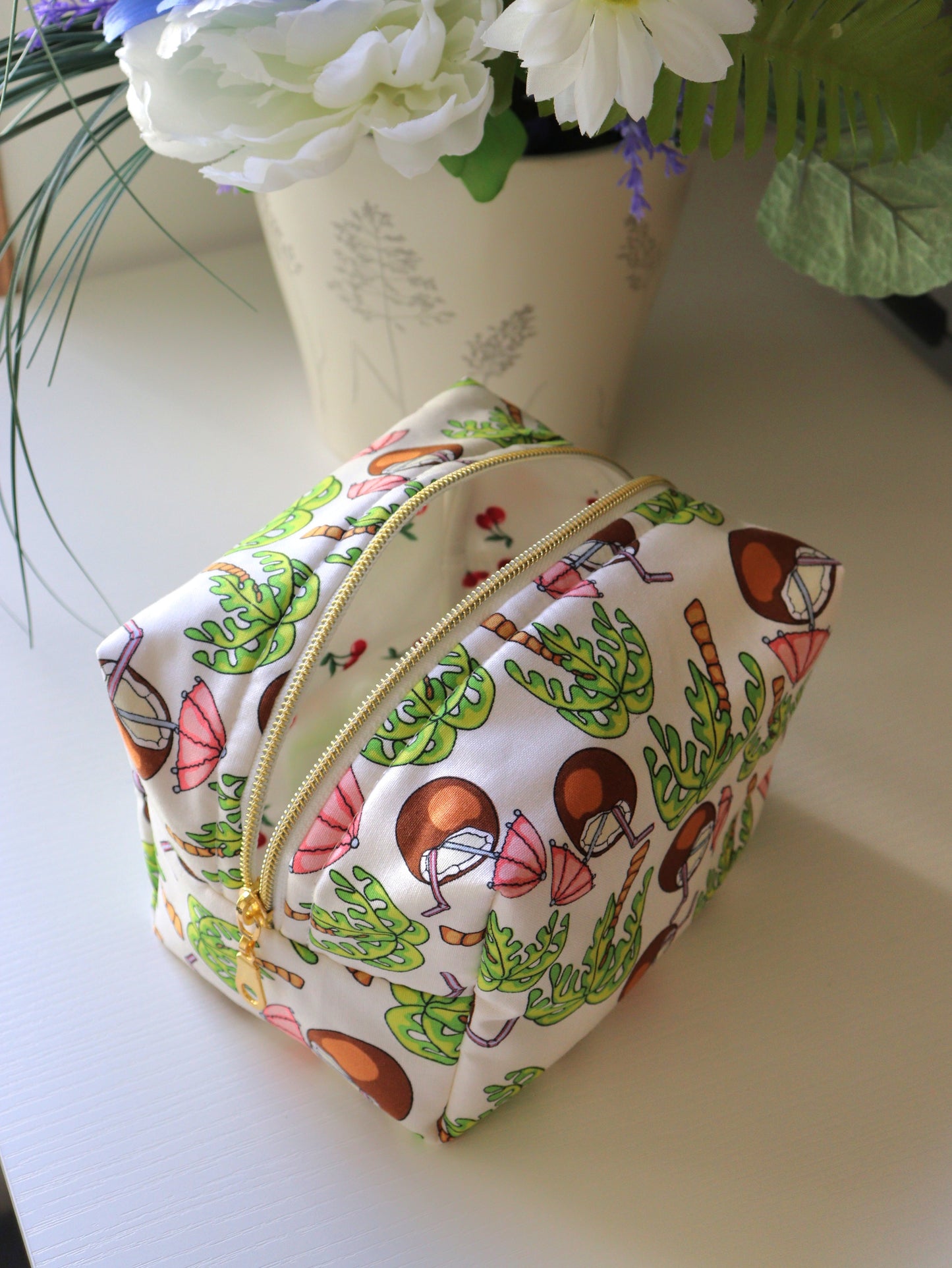 Tropical Mini Cosmetic Bag