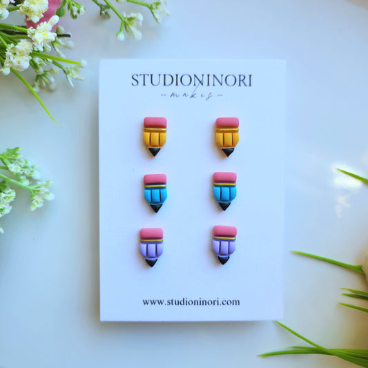 Mini Pencil Stud Pack Earrings