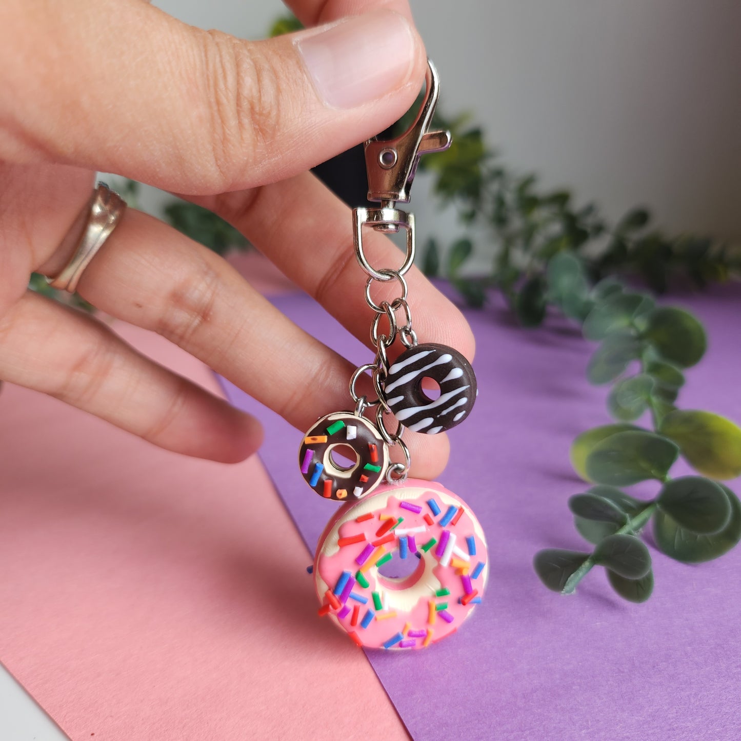 Donut Bag Charm