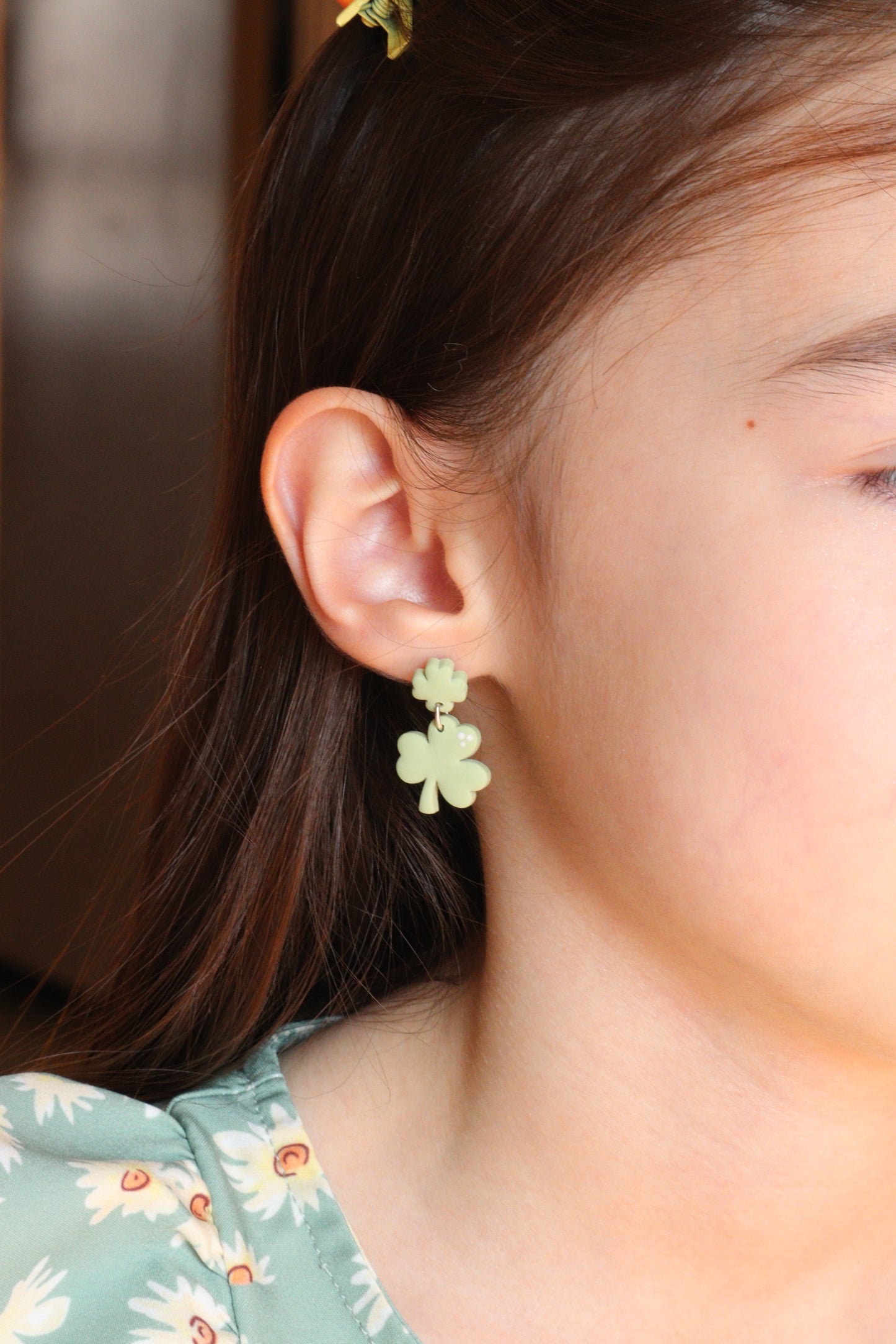 St Patrick's Day Small Earrings