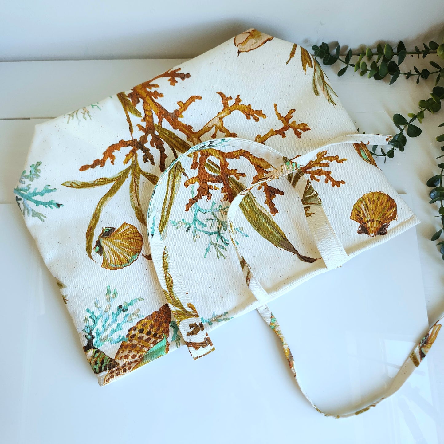 Shell Coral Tote Bag