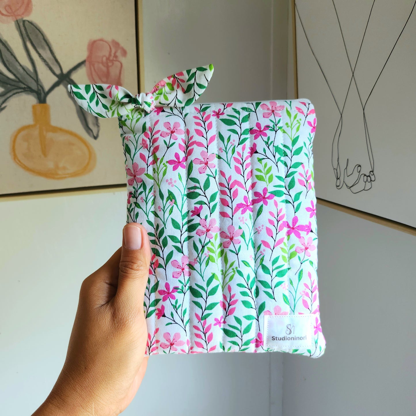 Quilted Floral Kindle Sleeve