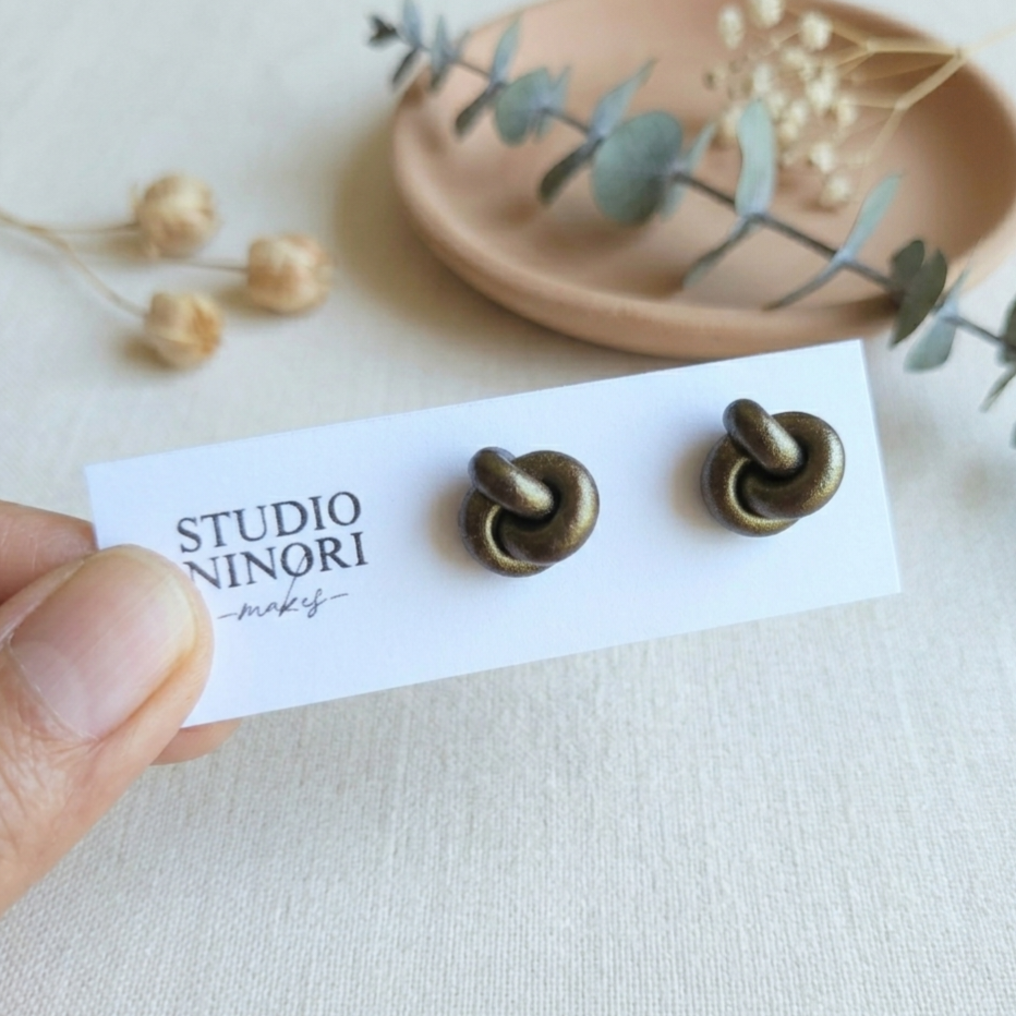 Knot Stud Earrings