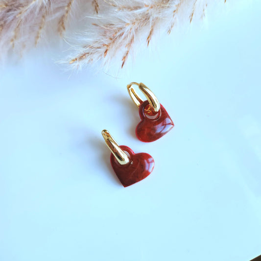 Puso Earrings (Multi Color)