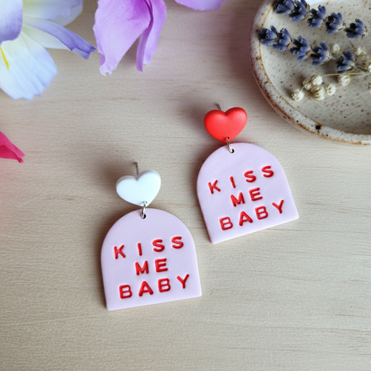 Kiss Me Baby Earrings