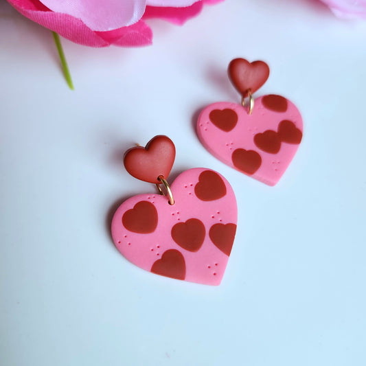 Heart Drop Earring