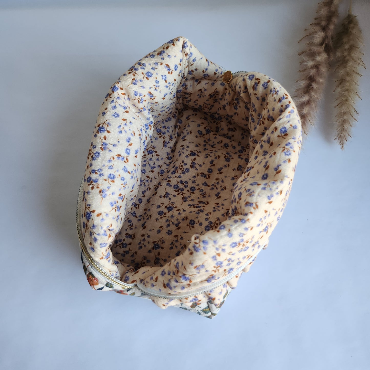 b. Yola Cosmetic Bag with Ruffle