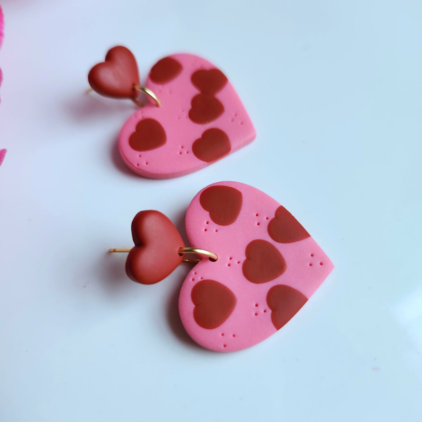 Heart Drop Earring