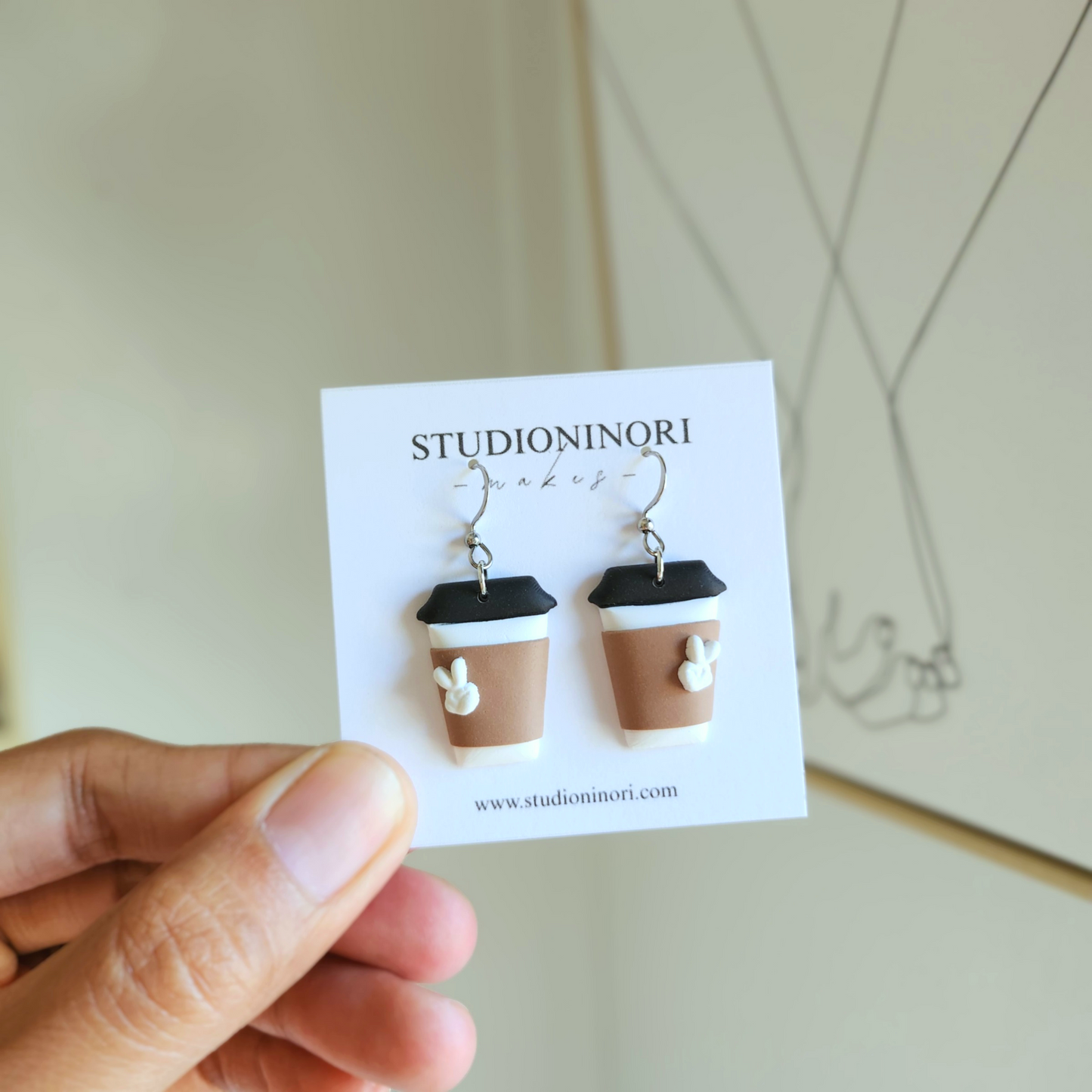 Coffee Cup Earrings