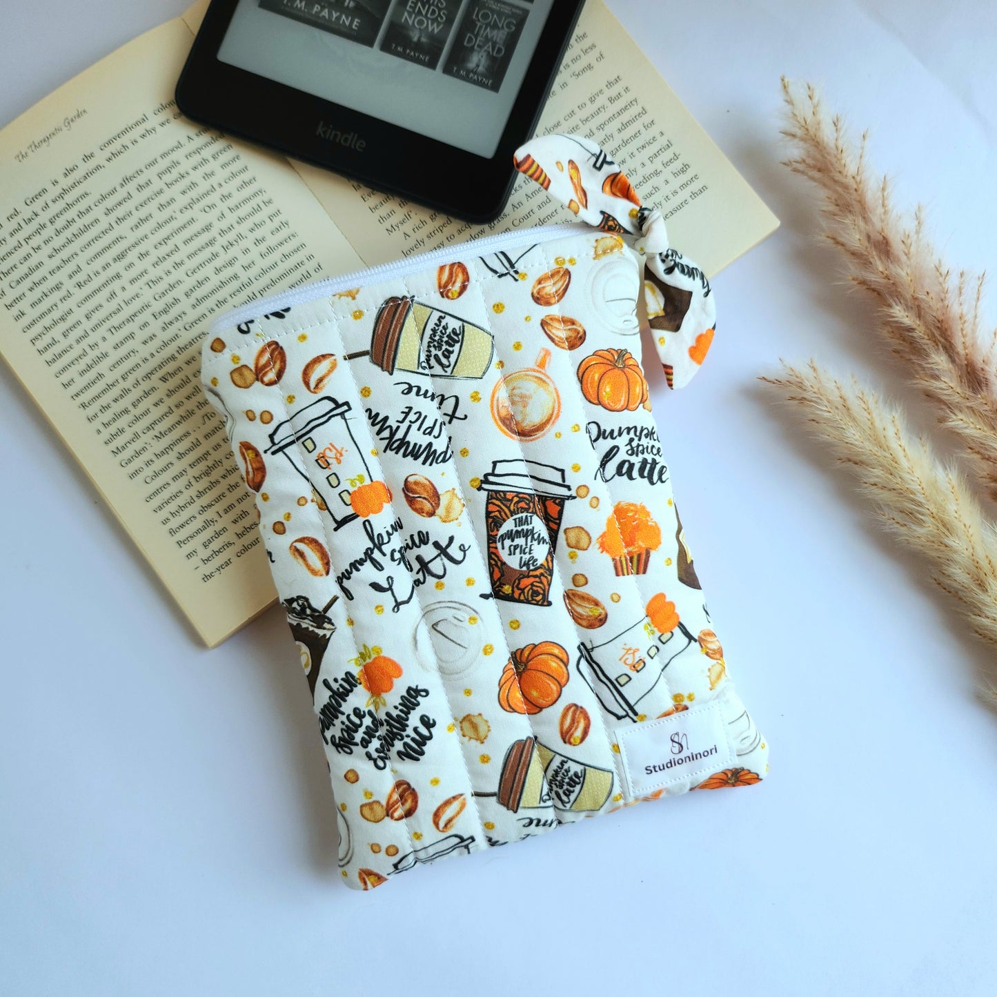 Coffee and Pumpkin Spice Kindle Sleeve